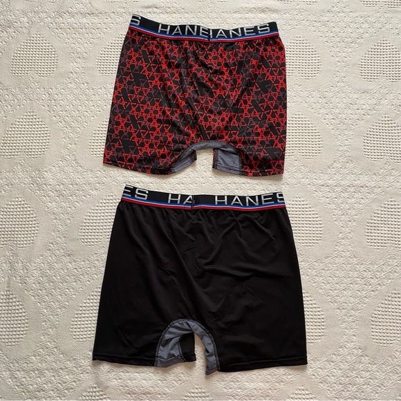 $5 or 3/$10 Men’s Hanes Anti-Chafing Boxer Briefs Size Large - Picture 2 of 6
